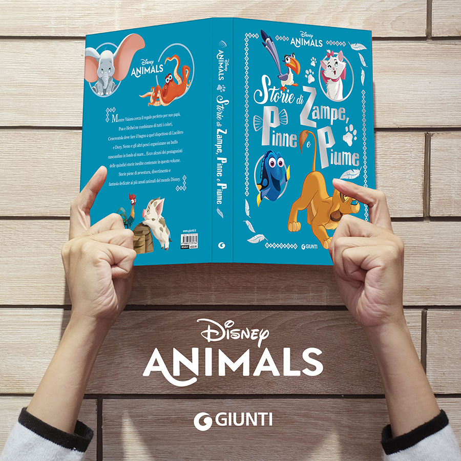 Progetto grafico - impaginazione Libro di Fiabe per Bambini - Disney Animals - Giunti Editore