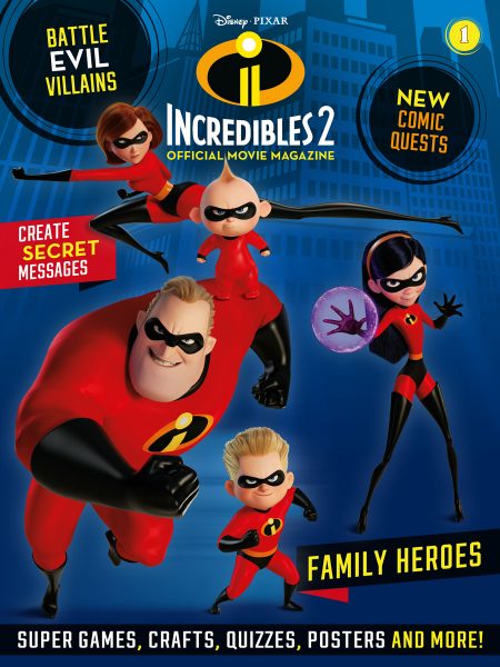 Magazine Disney Publishing, Gli incredibili in copertina, famiglia di eroi