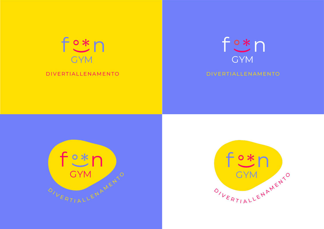 logo nei diversi abbinamenti di colore